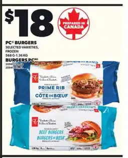 Independent City Market PC BURGERS, 568 G-1.36 KG offer