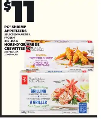 Independent City Market PC SHRIMP APPETIZERS, 340-454 G offer