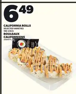 Independent City Market CALIFORNIA ROLLS, 190-236 G offer