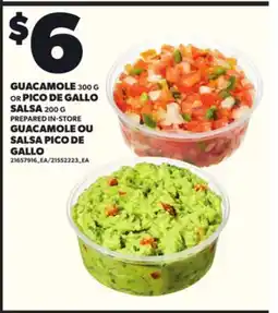 Independent City Market GUACAMOLE 300 G OR PICO DE GALLO SALSA 200 G offer