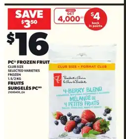 Independent City Market PC FROZEN FRUIT, 1.5/2 KG offer