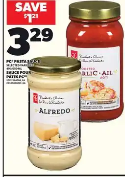 Independent City Market PC PASTA SAUCE, 410/650 ML offer