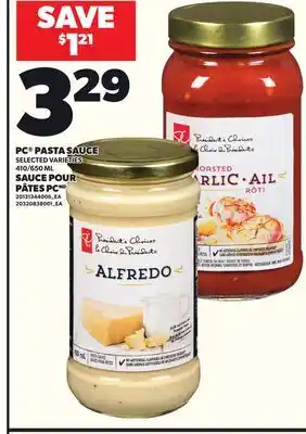 Independent City Market PC PASTA SAUCE, 410/650 ML offer