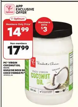 Independent City Market PC VIRGIN COCONUT OIL, 860 ML offer