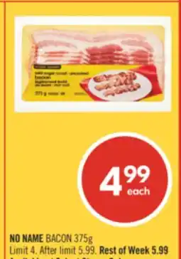 Shoppers Drug Mart NO NAME BACON offer