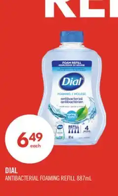 Shoppers Drug Mart DIAL ANTIBACTERIAL FOAMING REFILL offer
