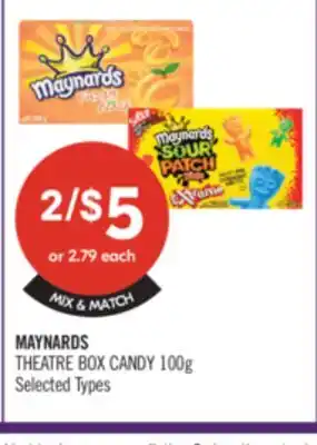 Shoppers Drug Mart MAYNARDS THEATRE BOX CANDY offer