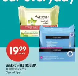 Shoppers Drug Mart AVEENO or NEUTROGENA DUO WIPES offer