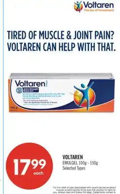 Shoppers Drug Mart VOLTAREN EMULGEL offer