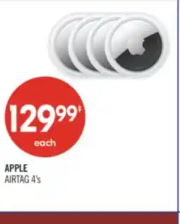 Shoppers Drug Mart APPLE AIRTAG 4's offer