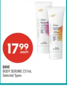 Shoppers Drug Mart DOVE BODY SERUMS offer