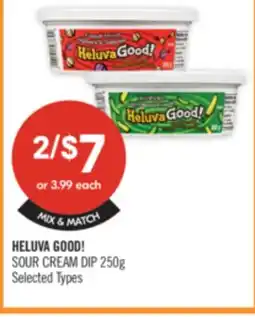 Shoppers Drug Mart HELUVA GOOD! SOUR CREAM DIP offer