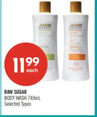 Shoppers Drug Mart RAW SUGAR BODY WASH offer