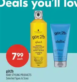 Shoppers Drug Mart got2b HAIR STYLING PRODUCTS offer