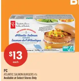 Shoppers Drug Mart PC ATLANTIC SALMON BURGERS offer
