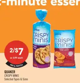 Shoppers Drug Mart QUAKER CRISPY MINIS offer