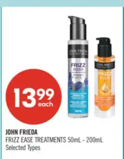Shoppers Drug Mart JOHN FRIEDA FRIZZ EASE TREATMENTS 50mL - 200mL offer