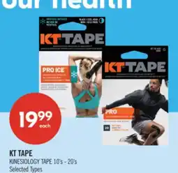 Shoppers Drug Mart KT TAPE KINESIOLOGY TAPE offer