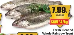 Starsky Fresh Cleaned Whole Rainbow Trout offer