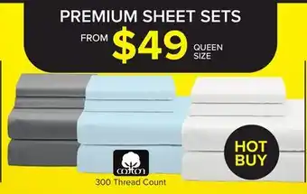 Leon's PREMIUM SHEET SETS - QUEEN SIZE offer