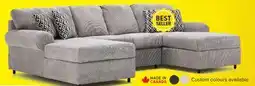 Leon's Jupiter 3-Piece Sectional - Ash Grey offer