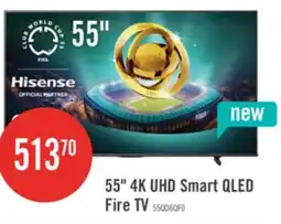 The Brick Hisense 55 QD6QF 4K UHD QLED Fire TV offer