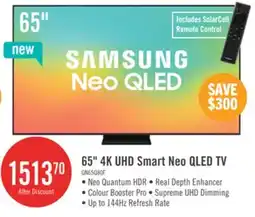 The Brick Samsung 65 QN80F Neo QLED 4K AI Smart TV (QN65QN80FAFXZC) offer