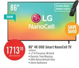 The Brick LG 86 NanoCell AI NANO80 4K Smart TV (86NANO80AUA.ACC) offer