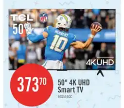 The Brick TCL 50 4K UHD LED HDR Pro+ 60Hz Google Smart TV (50S551G-CA) offer