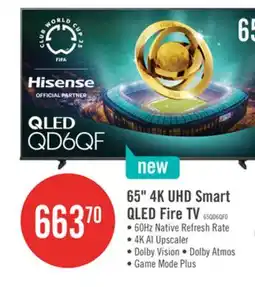 The Brick Hisense 65 QD6QF 4K UHD QLED Fire TV offer