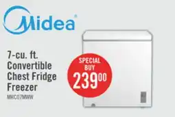 The Brick Midea 7 Cu. Ft. Convertible Chest Refrigerator-Freezer - MRC07M4CWW offer