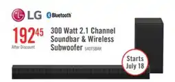 The Brick LG 2.1 CH Bluetooth Dolby Digital Soundbar with Wireless Subwoofer (S40T.DCANLLK) offer