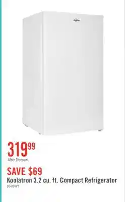 The Brick Koolatron 3.2 Cu. Ft. Compact Refrigerator offer