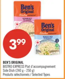 Pharmaprix BEN'S ORIGINAL BISTRO EXPRESS Side Dish offer