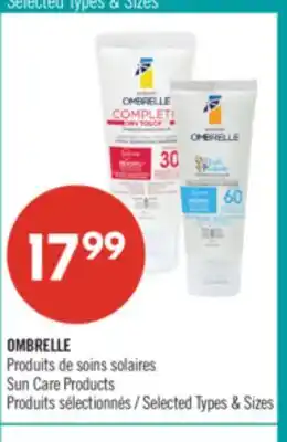 Pharmaprix OMBRELLE Sun Care Products offer