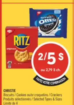 Pharmaprix CHRISTIE Biscuits / Cookies or Crackers offer