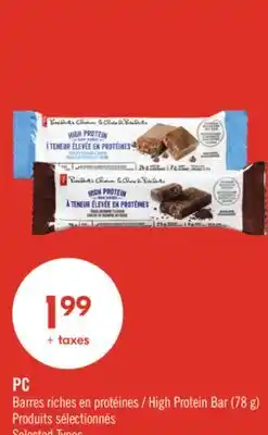 Pharmaprix PC High Protein Bar offer