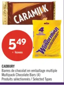 Pharmaprix CADBURY Multipack Chocolate Bars offer