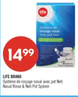 Pharmaprix LIFE BRAND Nasal Rinse & Neti Pot System offer
