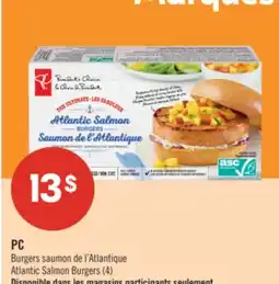 Pharmaprix PC Atlantic Salmon Burgers offer