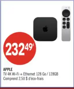 Pharmaprix APPLE TV 4K Wi-Fi + Ethernet 128 Go offer