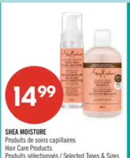 Pharmaprix SHEA MOISTURE Hair Care Products offer