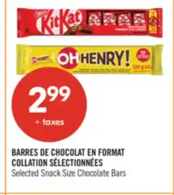 Pharmaprix Selected Snack Size Chocolate Bars offer