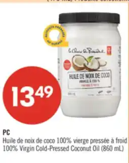 Pharmaprix PC 100% Virgin Cold-Pressed Coconut Oil offer