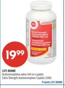 Pharmaprix LIFE BRAND Extra Strength Acetaminophen Caplets (500) offer