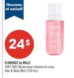 Pharmaprix FLORENCE by MILLS SOFT GIRL Hair & Body Mist offer