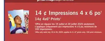 Pharmaprix Impressions 4 x 6 pot offer