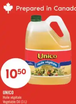 Pharmaprix UNICO Vegetable Oil offer