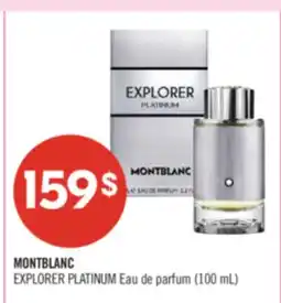 Pharmaprix MONTBLANC EXPLORER PLATINUM Eau de parfum offer