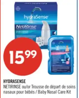Pharmaprix HYDRASENSE NETIRINSE or Baby Nasal Care Kit offer